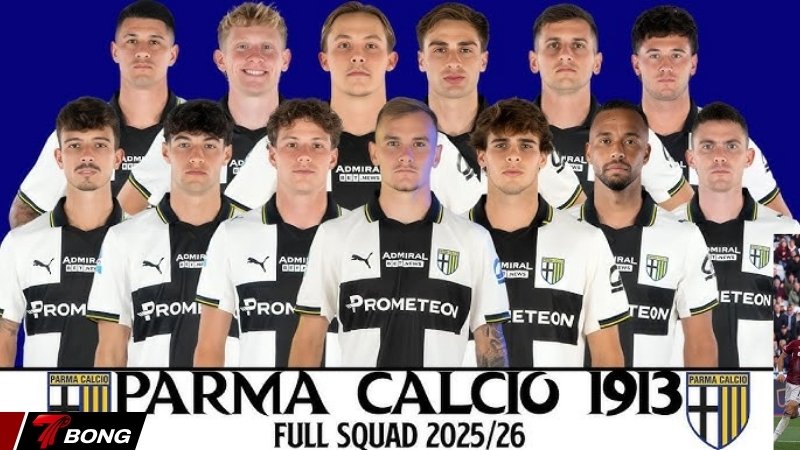 Đội hình mùa giải hiện tại của Parma